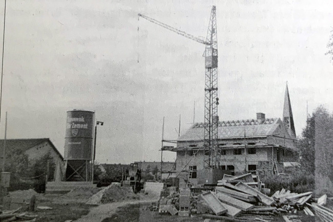 Pfarrhaus im Rohbau
